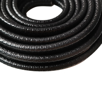 Joint d'étanchéité en caoutchouc renforcé en forme de U, simple face, 5 m, étanche, pour bord de porte de voiture, avec insert en acier