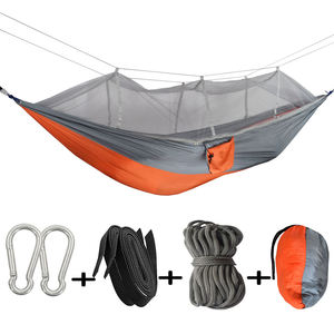 Hamac de camping avec moustiquaire pour pique-nique en plein air, installation rapide, hamacs de camping portables, lit suspendu pour dormir - Product Image 4