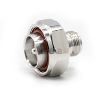 Adaptateur 7/16 Din Plug Mâle à N Femelle Rf Coax pour Communication Type 7 16 Connecteur Coaxial Droit Nickelé