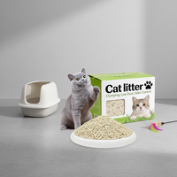 Litière pour chat écologique, hautement absorbante, anti-odeurs, 99 % sans poussière, agglomération rapide, antibactérienne, jetable dans les toilettes, anti-poussière