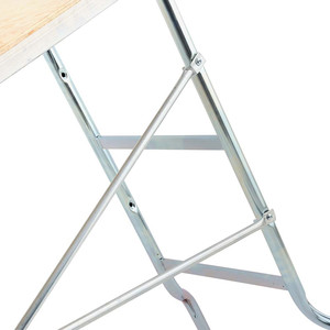 ชั้นวางของเหล็กชุบสังกะสีแบบโครงเหล็กก่อสร้างพร้อมแท่นเหล็ก - Product Image 4