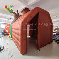 Maison en forme de champignon géante gonflable, tente gonflable pour la décoration de fête