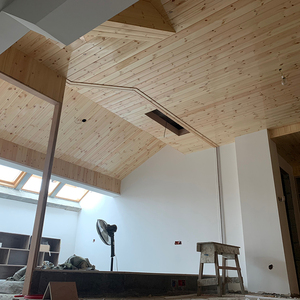 Con y <span class=keywords><strong>sin</strong></span> <span class=keywords><strong>nudos</strong></span>, panel de techo de madera de <span class=keywords><strong>pino</strong></span> para interiores, revestimiento de tablones, secado al horno o secado al horno y panel termo tratado - Product Image 3