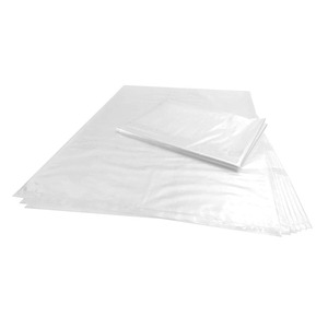 Sacs en polyéthylène transparents LDPE, plats, à fond ouvert, robustes, grands, pour emballage alimentaire, avec impression, sacs en maille thermoscellables - Product Image 2