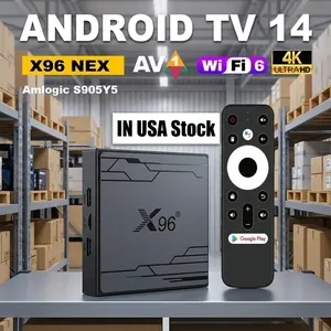En Stock Local en EE. UU. |   Nuevo X96 NEX 2026, Android 14, Smart TV Box 4K UHD, Amlogic S905Y5 Quad Core, 2G 16G, WiFi Dual, Reproductor Multimedia <span class=keywords><strong>IPTV</strong></span> - Product Image 1