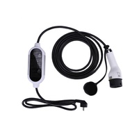 Nuevo Cargador para Vehículos Eléctricos Tipo 2 de 3.6kW y 230V con Corriente Ajustable (8A-16A), Cable de 5 Metros, Certificación CE ROHS, Portátil