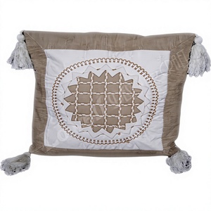 Eco Friendly Juco Fabric Cushion <b>Cover</b> Made with Durable Jute Cotton Blend Rustic Texture and Stylish Handmade Design - Product Image 2