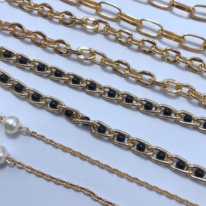 Thời Trang Mới Ngọc Trai Nhôm Kính Mặt Che Mặt Giữ Mặt Nạ Chuỗi Treo Vòng Cổ Móc Áo Dây Buộc - Product Image 3