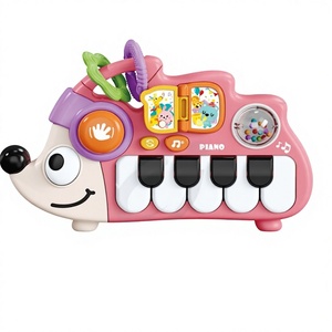 Jouets éducatifs pour bébés, jouets électroniques multifonctionnels pour enfants, piano musical hérisson, orgue électronique - Product Image 3