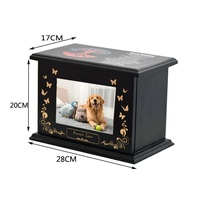 Cajas Funerarias de Madera Grandes Hechas a Mano para Mascotas, Perros y Gatos, Disponibles en Stock