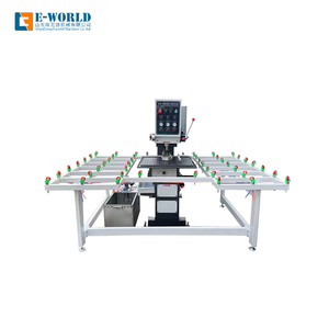 Machine de perçage de verre E-WORLD, tension personnalisée, châssis en acier, haute précision, contrôle PLC, épaisseur de 3 à 19 mm, routeur CNC haute performance - Product Image 2