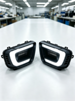 Luz de Circulación Diurna LED para Ford Ranger Raptor 2022 2023 2024, Luces Antiniebla de Doble Color DRL con Bombilla LED, Arnés de Cableado para Lámpara Antiniebla