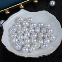 Perles Edison en vrac de 10-11 mm, perles nues DIY, perles d'eau douce naturelles, baroques, de forme irrégulière, matériaux pour bijoux