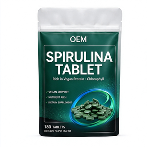 Spiruline et Chlorelle 120 Comprimés Sans OGM Complément Alimentaire Vegan Spiruline Chlorelle - Product Image 1
