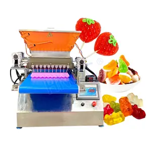 Semi-Automatische Tafelfruit Gummy Zachte Cola Gelei Extruderen Maken Harde Snoepvorm Depositor Machine