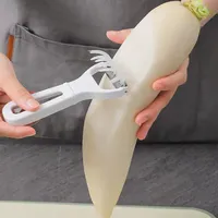 Handmatige groenterasp Aardappelworteljulienne-schiller Snijder Roestvrijstalen mes Fruitsnijder Alleen met de hand wassen Huishoudgereedschap