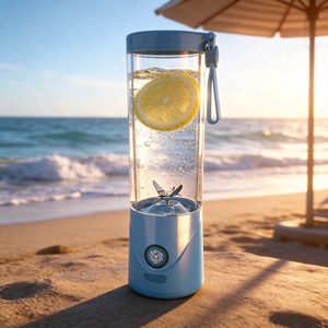 Mixeur-presse-agrumes portable 550 ml, tasse mélangeuse électrique rechargeable par USB, léger pour les smoothies, les milkshakes, la maison, les voyages et le sport - Product Image 1