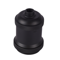 Support de lampe en métal de style vintage avec vis pièces en aluminium douille 250v avec anneau pièces de luminaire d'assemblage
