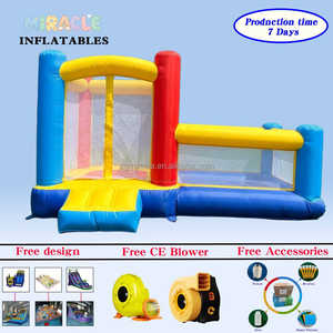 Fábrica Direta Comercial Pequeno Inflável Pvc Bounce House Bouncy Jumping Castle para Crianças Ao Ar Livre - Product Image 1