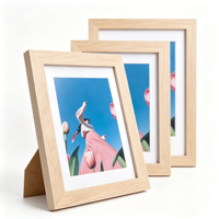 Cadre photo en bois MDF durable, moderne et écologique, imprimé UV, pour montage mural (4x6 / 5x7 / 6x8 pouces)