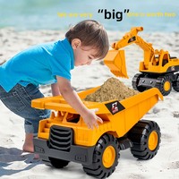 Superbe Véhicule d'Ingénierie à Inertie en Plastique, Jouet pour Enfants de 14 Ans et Plus, Camion Pelle à Sable Épais et Résistant aux Chutes pour la Plage