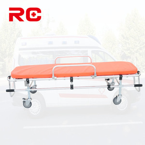 <strong>Hot</strong> Selling Lightweight Aluminum Ambulance <strong>Stretcher</strong> <strong>Emergency</strong> Medical Patient Transfer <strong>Stretcher</strong> for Hospital EMS - Product Image 4
