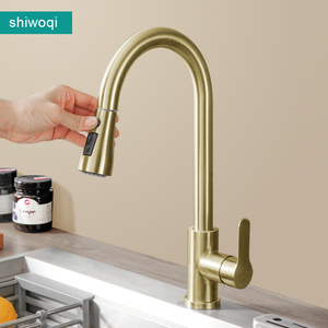 Rubinetto da <span class=keywords><strong>Cucina</strong></span> in Acciaio Inox 304 con Finitura Spazzolata, Resistente alla Corrosione, <span class=keywords><strong>Miscelatore</strong></span> Monocomando, Vendita Diretta dalla Fabbrica - Product Image 1