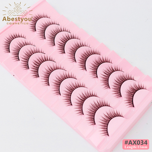 Abestyou di alta qualità faux cils nuovi 33 stili 3d natura wispy 11mm visone manga lashes extensions de cils faux cils yeux de bici - Product Image 2
