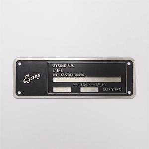 Señal de etiqueta de metal personalizada, insignia grabada con láser, placa de latón, logotipo de aluminio anodizado, placa de nombre, etiqueta, placa de identificación de acero inoxidable grabada - Product Image 5
