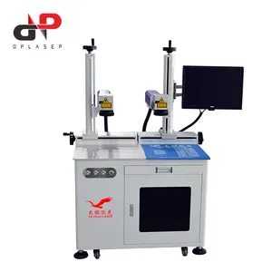 Double Galvo Scanner Custom Large Format Splicing Fiber Laser Marking Machine For Metal Nonmetal Materials