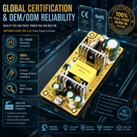 Carte d'assemblage PCBA personnalisée, adaptateur secteur 36V 3.2A 115W, alimentation à découpage