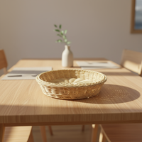 Panier de rangement en rotin pour fruits et légumes, fait main, durable, écologique, imperméable, gain de place, moderne, pour supermarché, vente en gros