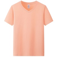 T-shirt à col en V 100% coton personnalisé des fabricants pour hommes 210G 3XL T-shirt blanc à épaules tombantes et à coupe ample