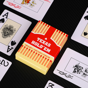 High Quality Texas Poker Cards Waterproof Plastic Playing Cards Deck Poker For Entertainment