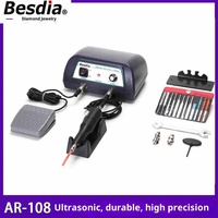 Besdia Taiwan AR-108 Meuleuse électrique ultrasonique à courant continu, machine de polissage et de rectification de précision par vibration pour moules