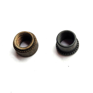 Écrous ronds moletés d'un mètre de long, M4 M24, métriques, en acier au carbone plaqué cuivre, qualité A, pour équipement de communication - Product Image 2