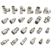 Connecteur Adaptateur Coaxial RF à Angle Droit 90 Degrés RP SMA/TNC/BNC/N Type Mâle/Femelle vers QMA Mâle/Femelle