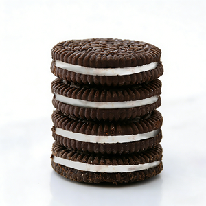 Biscuits sandwichs à la saveur de yaourt à la <span class=keywords><strong>fraise</strong></span>, biscuits en roue de wagon au chocolat, biscuits en vrac de 300 g, collations exotiques, best-sellers en gros - Product Image 3
