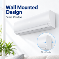 Climatiseur Inverter Split Certifié OEM 12000 BTU 1,5 CV 1 Tonne R410 Chaud et Froid CE A++ pour Projets Hôteliers