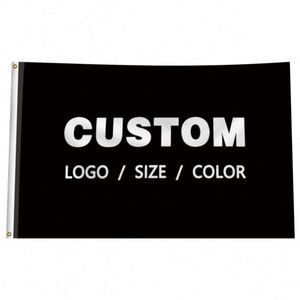 Low Price Durable Waterproof Polyester Custom Flags Aluminum Flagpole Bulk Orders <b>Small</b> Advertising Logo Print Fast Delivery - Product Image 1