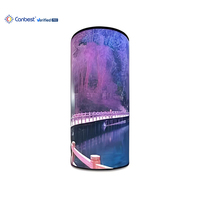 Canbest - Pantalla LED Ultrafina de 0,9 mm, 1,5 mm, 2,5 mm, Flexible, para Publicidad en Interiores, Panel de Pantalla LED Curvo Personalizado para Video Wall