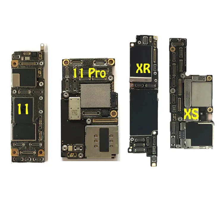 Diskon besar untuk iphone 7 8 x xr xs 12 pro max, kualitas terbaik 64gb 128gb untuk Iphone Xr Motherboard ponsel papan logika untuk X/xr