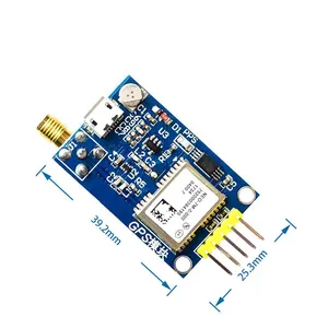 Modul GPS Micro USB NEO-7M Satelit Posisi 51 Single-Chip untuk Arduinos STM32 Rutinitas