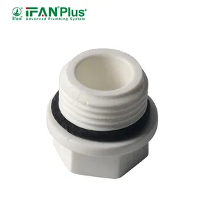 IFANPlus OEM ODM לבן PPR תקע 1/2 אינץ פלסטיק כובע בסוף צינור PPR אביזרי צנרת