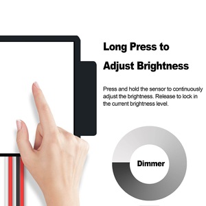 Chất lượng cao thông minh <span class=keywords><strong>LED</strong></span> Gương phòng tắm với quy nạp thiết bị chuyển mạch cảm ứng duy nhất ON-OFF Dimmer bán buôn cảm ứng duy nhất Thiết bị chuyển mạch cảm biến - Product Image 5