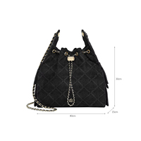 Sac à main en jean de haute qualité au design personnalisé pour femmes – Sac seau à bandoulière pour femmes