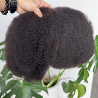 Cabello Virgen Brasileño al Por Mayor, Paquete de 50g, Cabello Humano Afro Rizado de Alta Calidad para Rastas