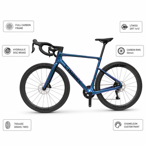 Bicicleta Eléctrica de Carretera Keyde con Motor de 250W, 36V SEN SAH, 2*12 Velocidades, Frenos de Disco Hidráulicos, Bicicleta Urbana para Aventura y Carreras - Product Image 6