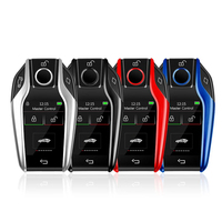 Kunci Mobil Layar Sentuh Tanpa Kunci, Penguncian Otomatis CF618 LCD Smart Key untuk BMW, Benz, Audi, Toyota/Ford/Hyundai, KIA