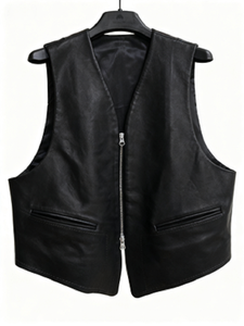 Women's Leather Vest - Customizable Spring & Summer Layering Piece | OEM/ODM Service
